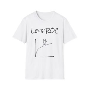 Funny Data Science Graph Softstyle T-Shirt - Let's Rock - Image 1